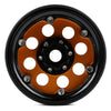 Metal 1.9 Beadlock 8 Round Hole Wheel Hub Rim for 1/10 RC Crawler Axial SCX10 90046 AXI03007 Traxxas TRX4 RedCat D90 - 4Pc Set Gold