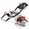 313mm 12.3" Wheelbase Metal Chassis Frame with Prefixal Shiftable Gearbox for 1/10 RC Crawler Car Axial SCX10 90046 - 1 Complete Set