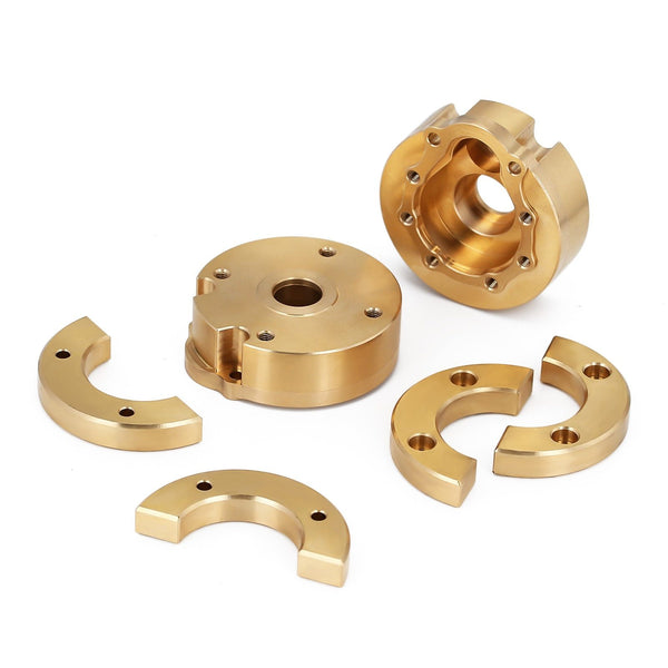 Heavy Brass Outer Portal Drive Housing 127g for RC Crawler Car Traxxas TRX4 TRX6 8251 Upgrade Parts - 1 Set