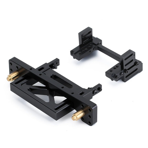 RC Car Metal Servo Stand Shell Mount for 1/10 RC Crawler Axial SCX10 90046 LC80 Land Cruiser Body Shell - Black