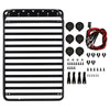 235*155mm Metal Roof Rack Luggage Carrier with LED Lights for 1/10 RC Crawler Car Axial SCX10 90046 Traxxas TRX4 (Style A) - 1 Set