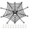 Spider Web Shape Elastic Luggage Net for 1/10 RC Crawler Car Traxxas TRX4 Axial SCX10 90046 RC Car Accessories Parts - Black