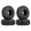 114*41mm 1.9" Mud Grappler Rubber Wheel Tires for 1:10 RC Crawler Car Traxxas TRX4 Axial SCX10 II 90046 Redcat Gen8 - 4Pc Set