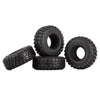 118*44mm 2.2" Rubber Wheel Tires for 1:10 RC Crawler Car Traxxas TRX4 TRX6 Axial SCX10 90046 - 4Pc Set