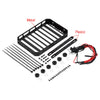 106*70mm Luggage Roof Rack Carrier for 1/24 RC Crawler Car Axial SCX24 AXI00002 Jeep Wrangler JLU 1/16 Xiaomi JIMNY - 1 Set Black
