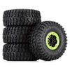 130*55mm 2.8" Beadlock All Terrain Wheel Tires for 1/7 RC Car TRAXXAS UDR Unlimited Desert Racer Upgrade Parts - 4Pc Green