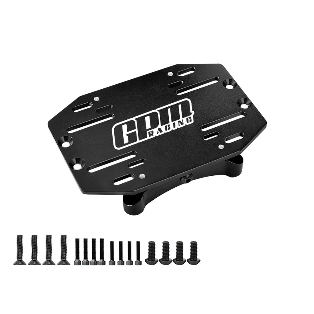 Aluminum 7075 Alloy ESC Tray / Mount Plate For LOSI 1/5 5IVE-TE 3.0 Desert Truck RTR-LOS05022 Upgrades - Black