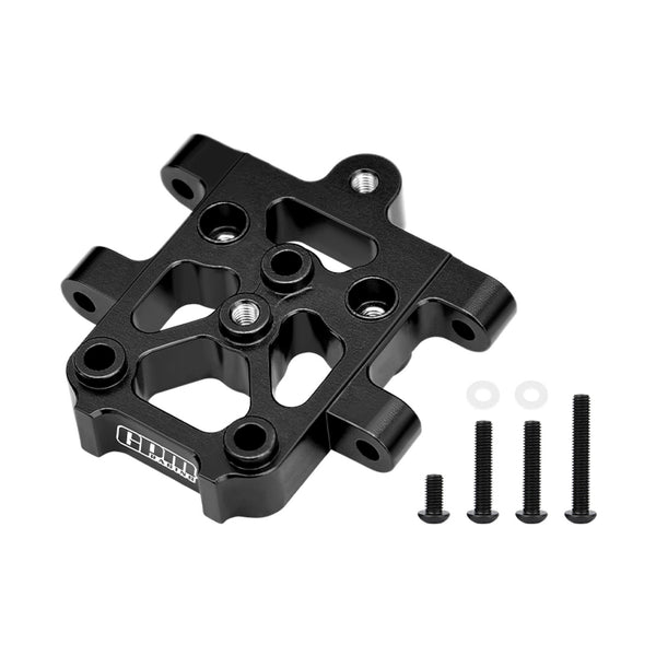 Aluminum 7075-T6 ALLOY FRONT SUSPENSION PIN MOUNT For Tamiya 1:10 DT-04 R/C Fighter NXGEN-58741 Upgrades - Black