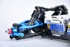 Aluminum 7075-T6 Alloy Front Steering Blocks With Oversize Bearing For Tamiya 1:10 DT-04 R/C Fighter NXGEN-58741 Upgrades - Sky Blue