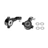 Aluminum 7075-T6 Alloy Front Steering Blocks With Oversize Bearing For Tamiya 1:10 DT-04 R/C Fighter NXGEN-58741 Upgrades - Black