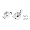 Aluminum 7075-T6 Alloy Rear Hub Stub Carriers With Oversize Bearing For Tamiya 1:10 DT-04 R/C Fighter NXGEN-58741 Upgrades - Silver