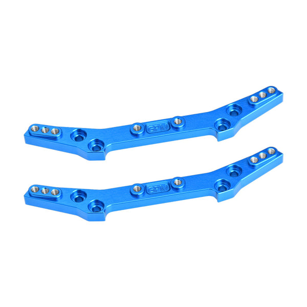 Aluminum 7075-T6 Alloy Front & Rear Shock Tower For Tamiya 1:10 DT-04 R/C Fighter NXGEN-58741 Upgrades - Sky Blue