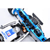 Aluminum 7075-T6 Alloy Steering Assembly For Tamiya 1:10 DT-04 R/C Fighter NXGEN-58741 Upgrades - Black