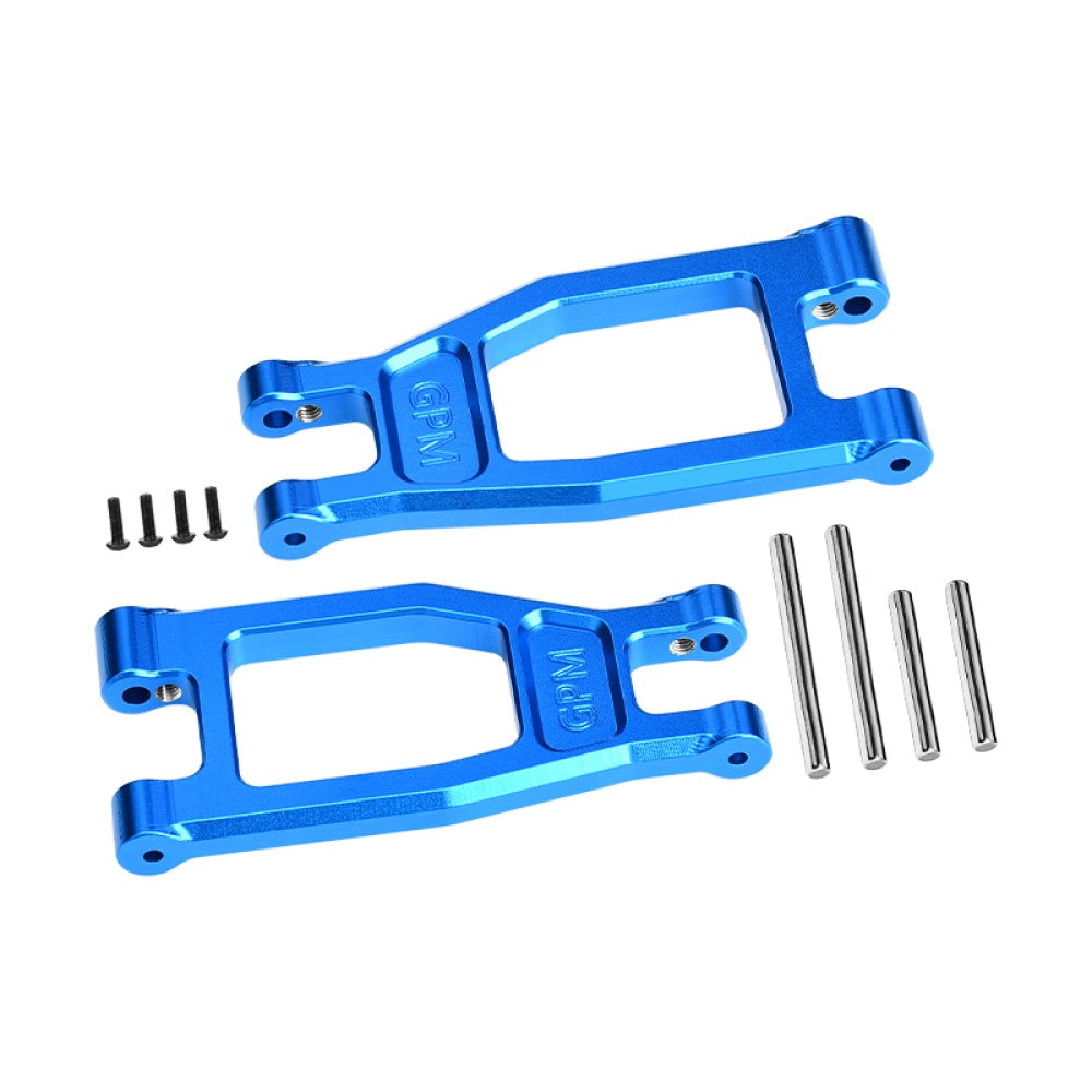 Aluminum 7075-T6 Alloy Front Upper Suspension Arms For Tamiya 1:10 DT-04 R/C Fighter NXGEN-58741 Upgrades - Sky Blue