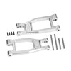 Aluminum 7075-T6 Alloy Front Upper Suspension Arms For Tamiya 1:10 DT-04 R/C Fighter NXGEN-58741 Upgrades - Silver