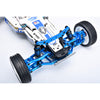 Aluminum 7075-T6 Alloy Front Lower Suspension Arms For Tamiya 1:10 DT-04 R/C Fighter NXGEN-58741 Upgrades - Black