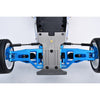 Aluminum 7075-T6 Alloy Front Lower Suspension Arms For Tamiya 1:10 DT-04 R/C Fighter NXGEN-58741 Upgrades - Black