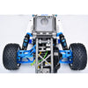 Aluminum 7075-T6 Alloy Rear Lower Suspension Arms For Tamiya 1:10 DT-04 R/C Fighter NXGEN-58741 Upgrades - Black