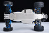 Stainless Steel Integrated Chassis Skid Kit For Tamiya 1:10 DT-04 R/C Fighter NXGEN-58741 Upgrades