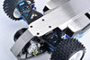 Stainless Steel Integrated Chassis Skid Kit For Tamiya 1:10 DT-04 R/C Fighter NXGEN-58741 Upgrades
