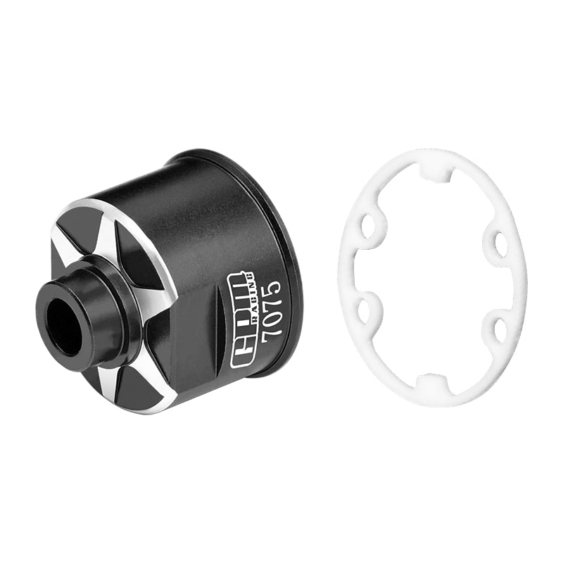 Aluminium 7075-T6 Front Or Rear Diff Case For Traxxas 1:10 E-Revo Brushless / SLASH 4X4 / FORD GT 4-TEC 2.0 / RUSTLER 4X4 VXL / STAMPEDE 4X4 VXL / HOSS 4X4 VXL / 4-TEC 3.0 / 1:7  XO-01 Upgrades - Black