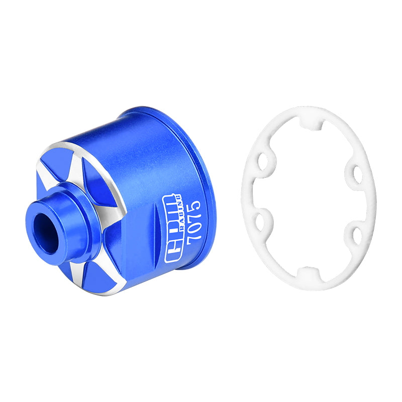 Aluminium 7075-T6 Front Or Rear Diff Case For Traxxas 1:10 E-Revo Brushless / SLASH 4X4 / FORD GT 4-TEC 2.0 / RUSTLER 4X4 VXL / STAMPEDE 4X4 VXL / HOSS 4X4 VXL / 4-TEC 3.0 / 1:7  XO-01 Upgrades - Blue