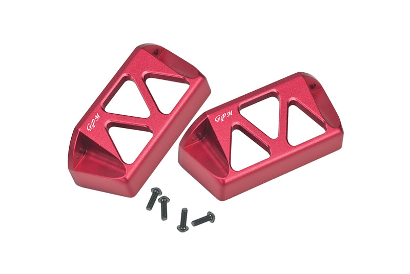 Traxxas E-Revo Brushless / E-Revo VXL 2.0 Aluminum Servo Protector - 2Pcs Set Red