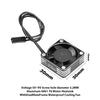 Aluminum 6061-T6 Alloy Metal Frame Waterproof Cooling Fan 30X10mm High Speed 28000RPM For R/C Car and Truck Upgrade Parts
