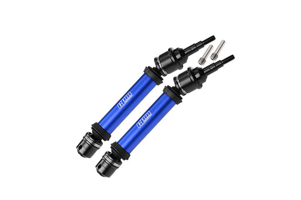 Kit De Mise à Niveau GPM Pour Traxxas Rustler 4X4 VXL - Tiges De Direction Aluminium Avant Avec Stabilisateur, 11 Pièces, Bleu