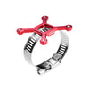 Aluminum 7075-T6 Alloy+304 Stainless Steel 40X40mm RC Cooling Fan Ajustable Mount For 40-56 Series Motor - Red