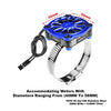 Aluminum 7075-T6 Alloy+316 Stainless Steel 40X40mm RC Cooling Fan Ajustable For 40-56 Series Motor - Black