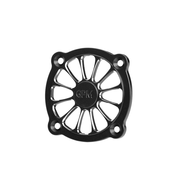 Aluminum 7075-T6 Alloy RC Cooling Fan Cover 40X40mm (3mm Hole Spacing) - Black