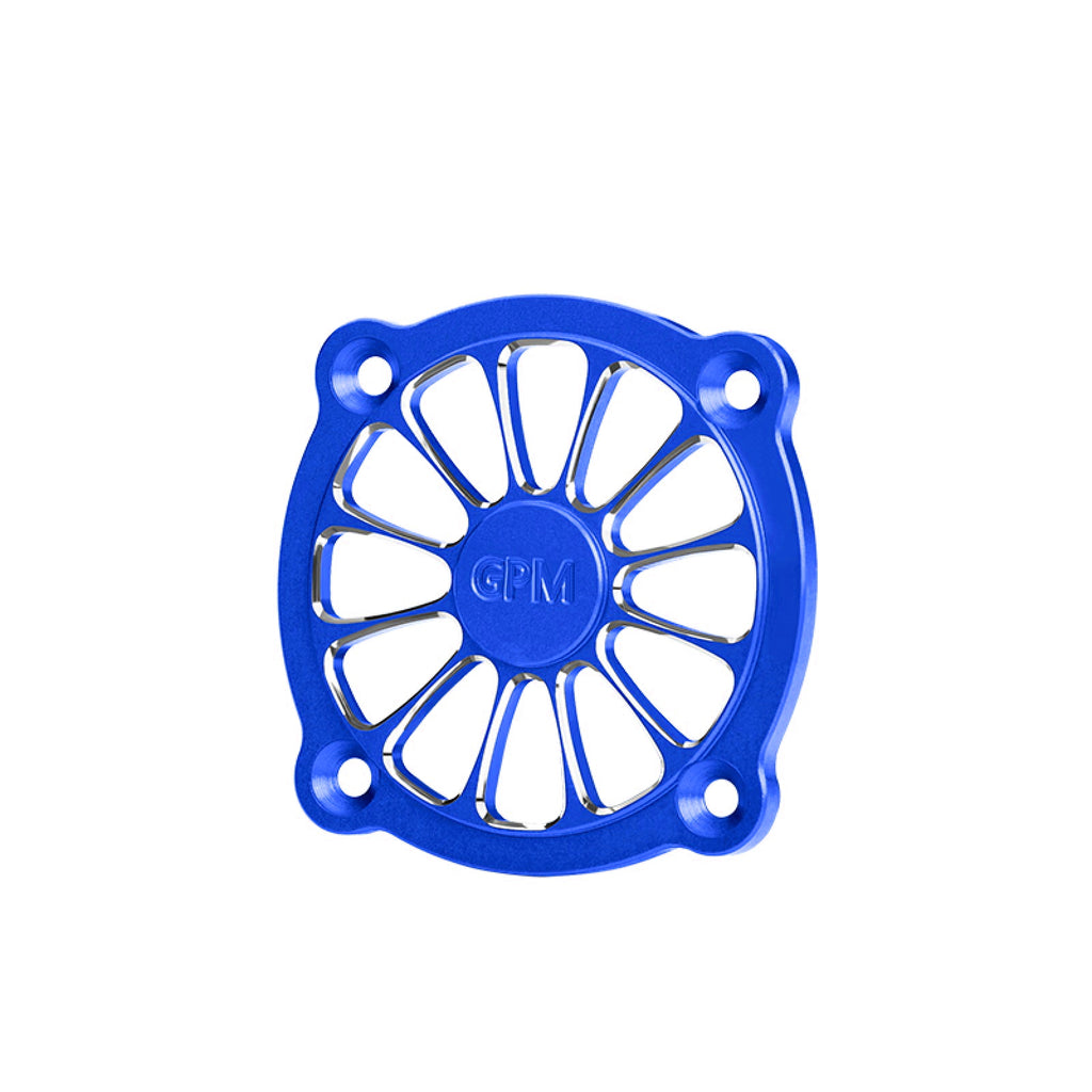 Aluminum 7075-T6 Alloy RC Cooling Fan Cover 40X40mm (3mm Hole Spacing) - Blue