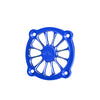 Aluminum 7075-T6 Alloy RC Cooling Fan Cover 40X40mm (3mm Hole Spacing) - Blue