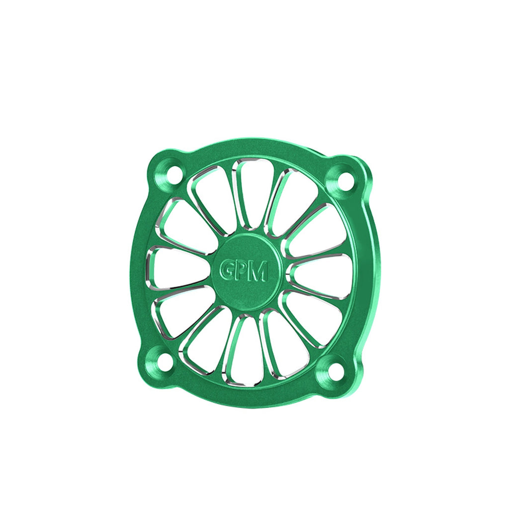 Aluminum 7075-T6 Alloy RC Cooling Fan Cover 40X40mm (3mm Hole Spacing) - Green