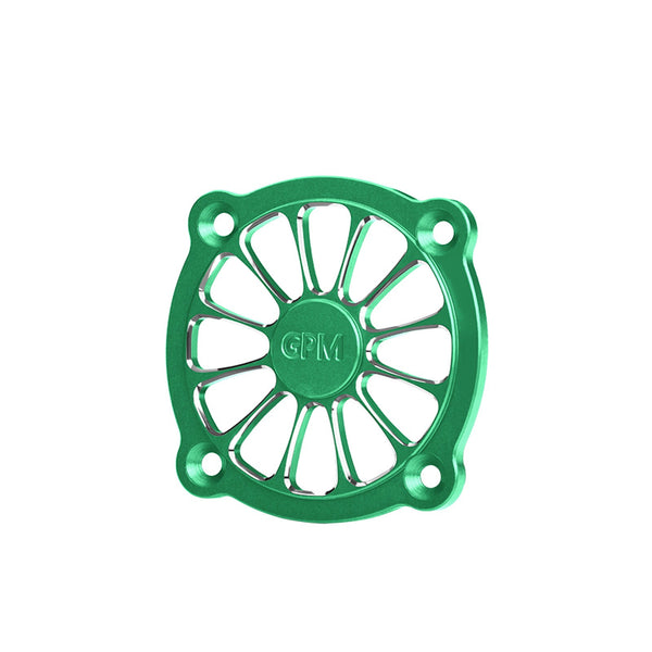 Aluminum 7075-T6 Alloy RC Cooling Fan Cover 40X40mm (3mm Hole Spacing) - Green