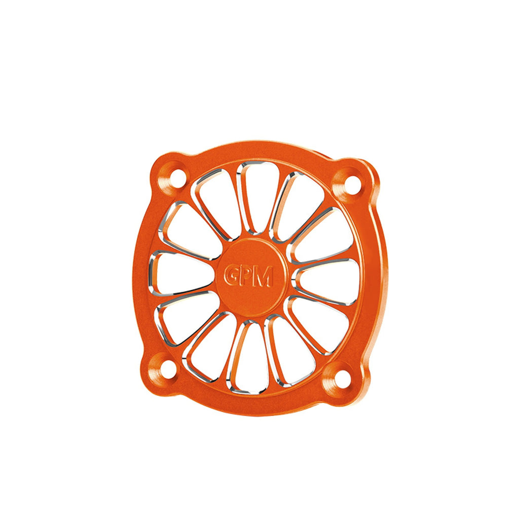 Aluminum 7075-T6 Alloy RC Cooling Fan Cover 40X40mm (3mm Hole Spacing) - Orange