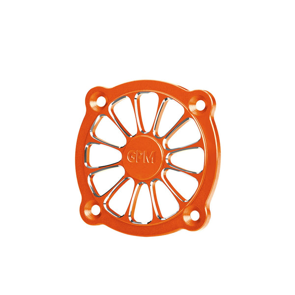 Aluminum 7075-T6 Alloy RC Cooling Fan Cover 40X40mm (3mm Hole Spacing) - Orange