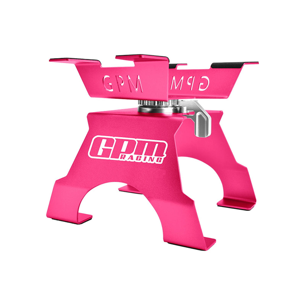 GPM Large Aluminum RC Car / Truck Stand For 1/5 1/6 1/7 1/8 1/10 Models - Pink