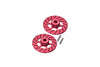 Aluminum +1mm Hex With Brake Disk For 1/10 Traxxas Ford GT 4-Tec 2.0 83056-4 / 4-Tec 3.0 93054-4 - 1Pr Set Red