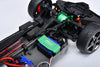 Aluminum 7075 Alloy Servo Mount For Traxxas 1:10 4WD FORD GT 4-TEC 2.0 /  4-TEC 3.0 / Toyota GR Supra GT4 Upgrade Parts - Black