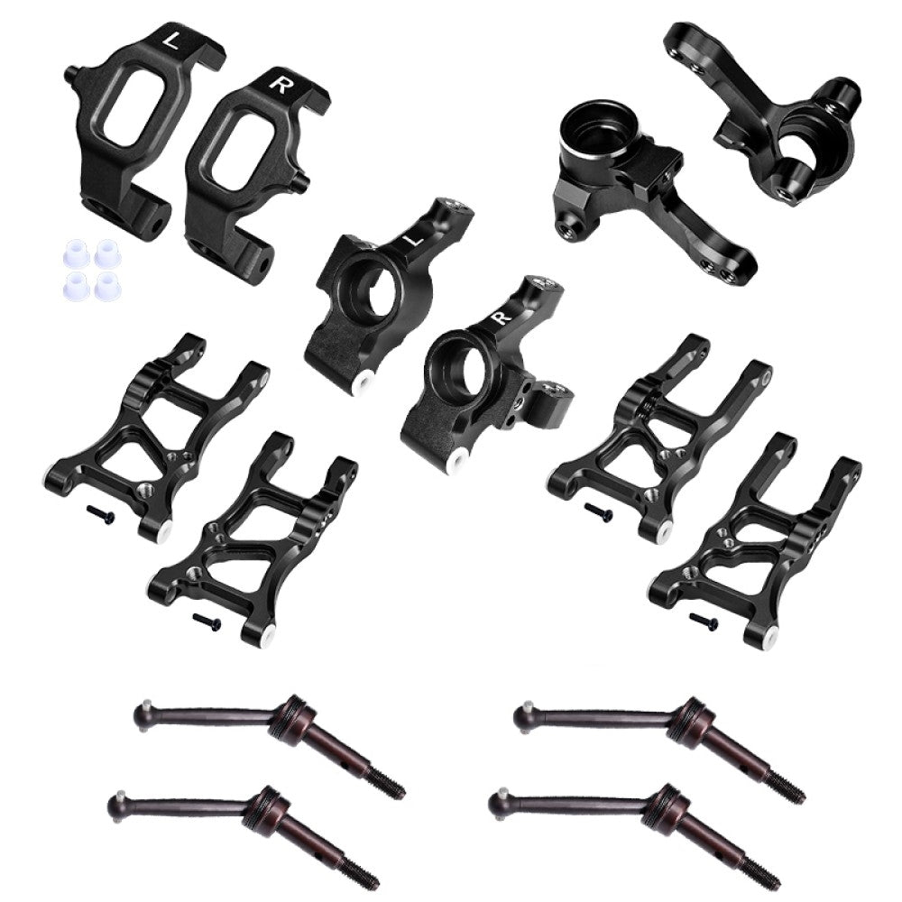 Aluminum Essential Conversion Kit For Traxxas 1/10 FORD GT 4-TEC 2.0 & 3.0 Upgrades  - Black