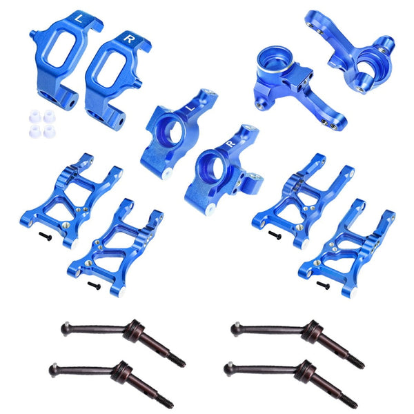 Aluminum Essential Conversion Kit For Traxxas 1/10 FORD GT 4-TEC 2.0 & 3.0 Upgrades  - Blue