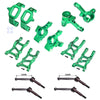 Aluminum Essential Conversion Kit For Traxxas 1/10 FORD GT 4-TEC 2.0 & 3.0 Upgrades  - Green