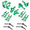 Aluminum Essential Conversion Kit For Traxxas 1/10 FORD GT 4-TEC 2.0 & 3.0 Upgrades  - Green