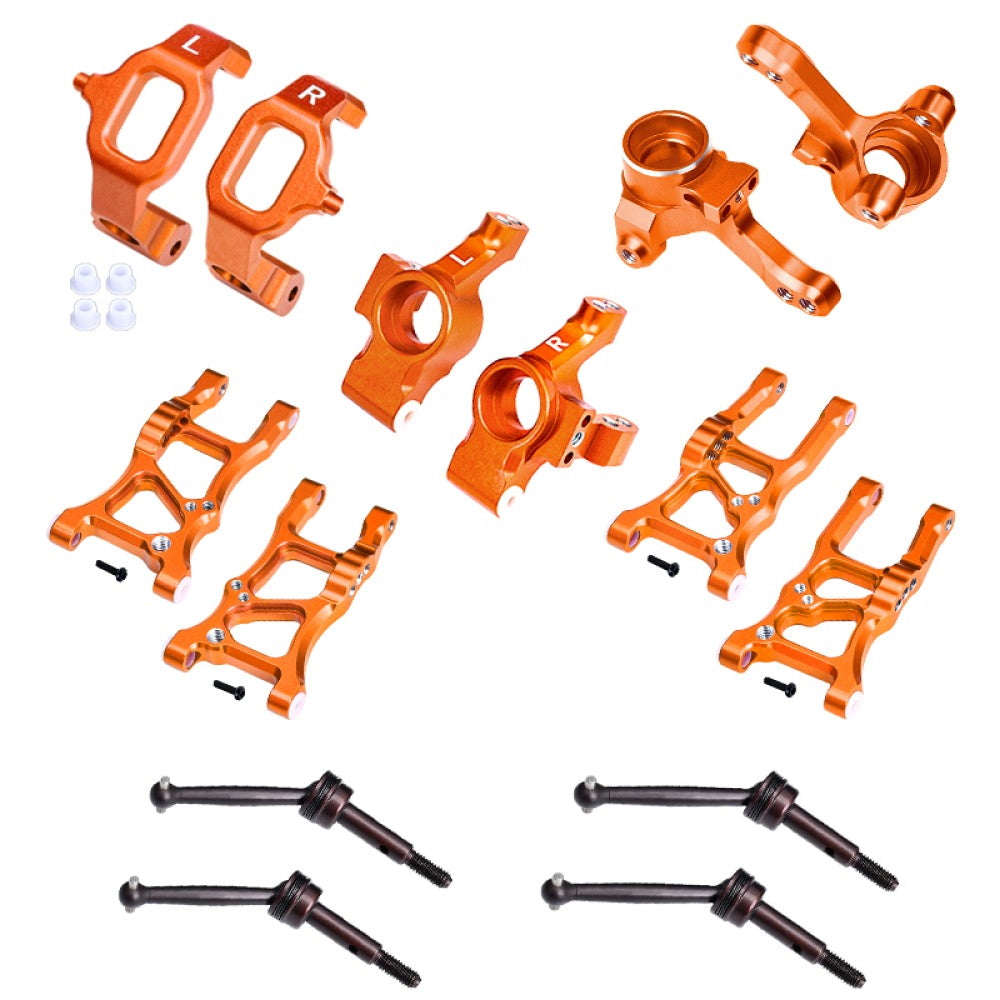 Aluminum Essential Conversion Kit For Traxxas 1/10 FORD GT 4-TEC 2.0 & 3.0 Upgrades  - Orange