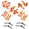 Aluminum Essential Conversion Kit For Traxxas 1/10 FORD GT 4-TEC 2.0 & 3.0 Upgrades  - Orange