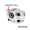 Aluminum 7075-T6 Alloy Front Axle Third Member Oversize Bearing Differential Cover Case For Vanquish 1/10 H10 Optic Kit Rock Crawler Kit-VPS09027 Upgrades - Silver