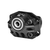Aluminum 7075-T6 Alloy Rear Axle Third Member Oversize Bearing Differential Cover Case For Vanquish 1/10 H10 Optic Kit Rock Crawler-VPS09027 Upgrades - Black
