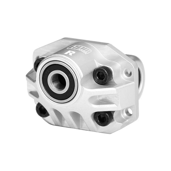 Aluminum 7075-T6 Alloy Rear Axle Third Member Oversize Bearing Differential Cover Case For Vanquish 1/10 H10 Optic Kit Rock Crawler-VPS09027 Upgrades - Silver